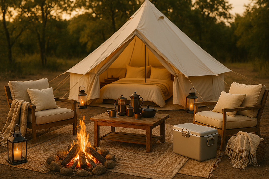 How to Create a 5-Star Glamping Setup at Home