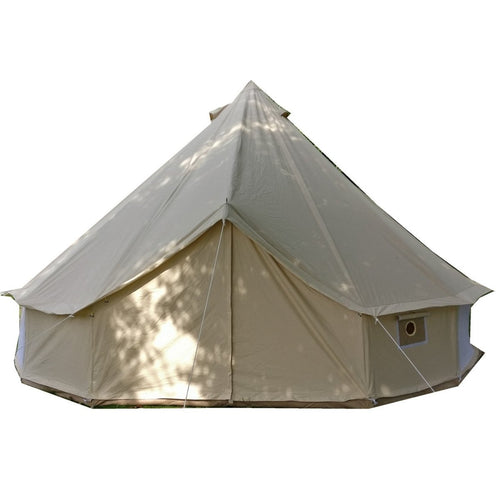 Canvas Camping Tent | 8–10 Person Winter Shelter – Waterproof, Insulated, 4 - Season - Outdoor Luxury