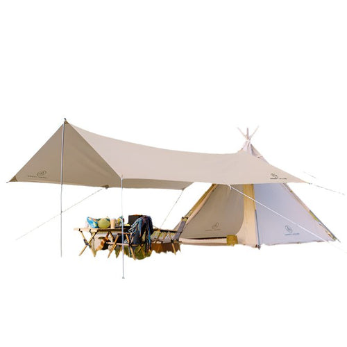 Cloth Canopy Tent | Waterproof Oxford Shelter for 2–3 People – 8000MM Rain Protection - Outdoor Luxury
