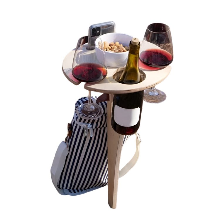 Foldable Wooden Wine Rack - Outdoor Luxury