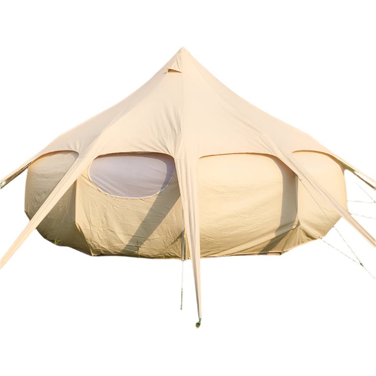 Mongolian Yurt Tent | 4M Cotton Canvas Glamping Shelter – Exquisite Camping Style - Outdoor Luxury