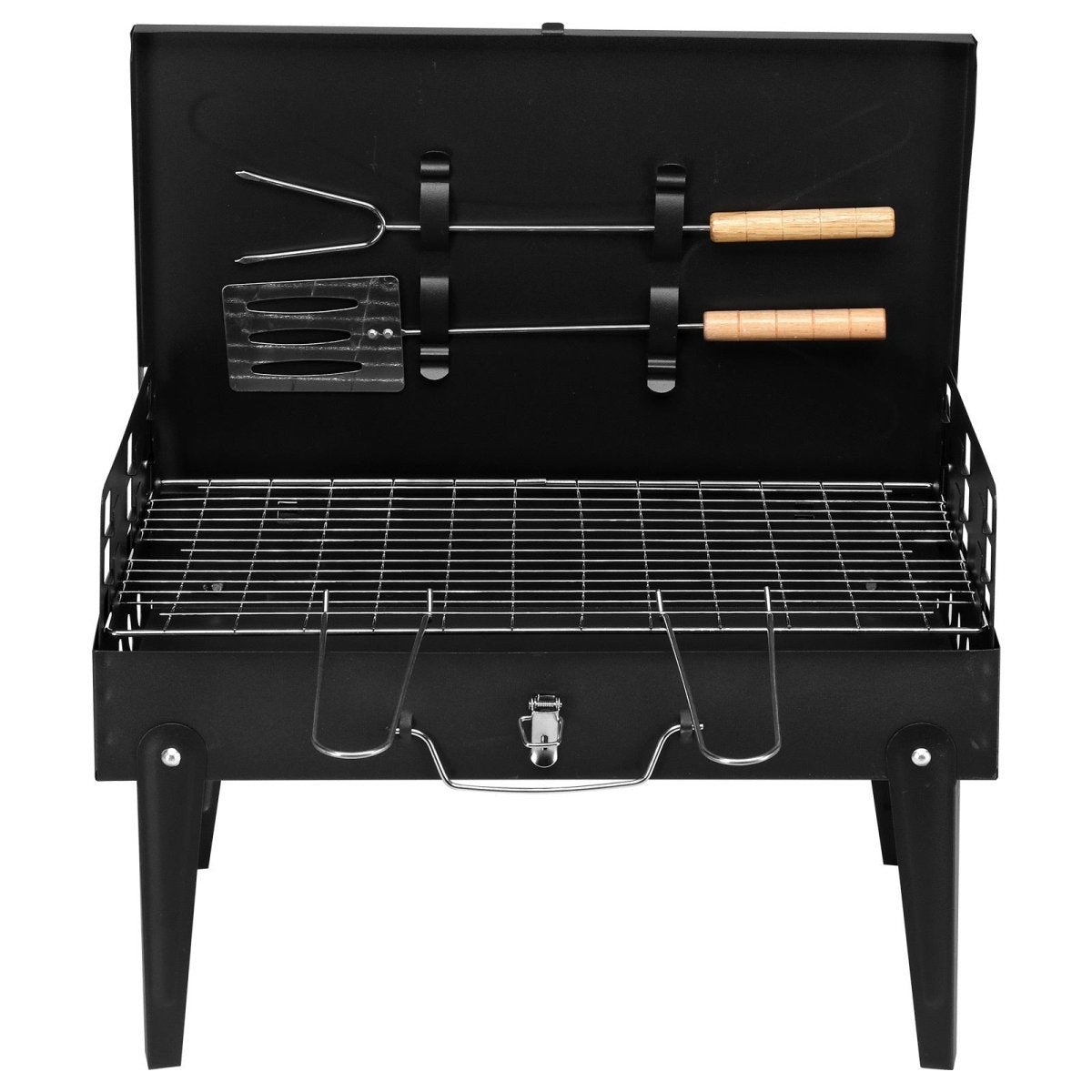 Portable Square Grill - Outdoor Luxury