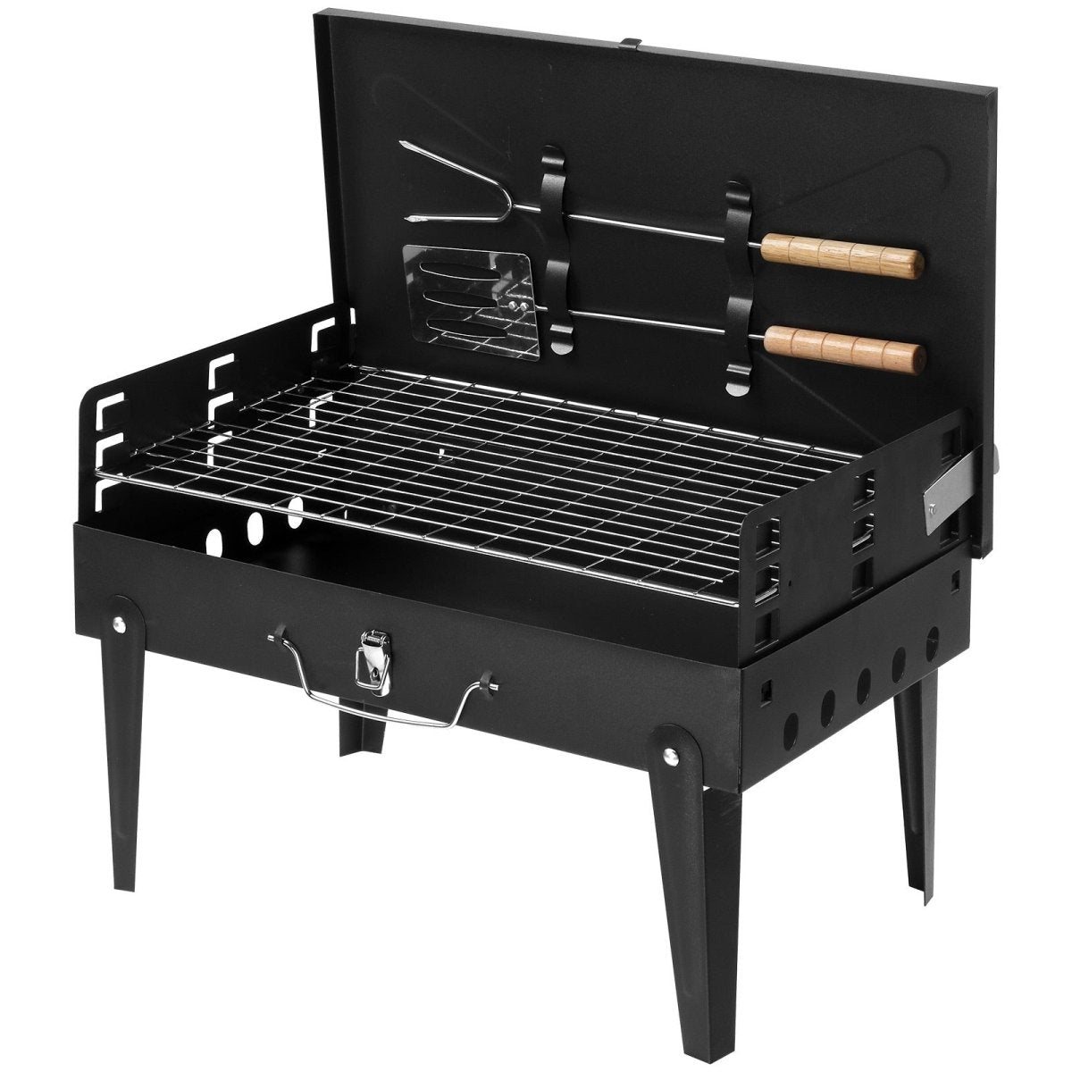 Portable Square Grill - Outdoor Luxury