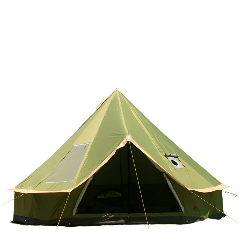 Yurt Tent | 8+ Person Waterproof Camping Shelter – 4M & 5M All - Season Oxford Canvas - Outdoor Luxury